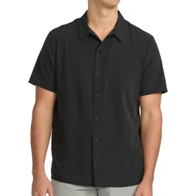 Interview Ready Double Stitched Hems Volcom Ridgestone Shirt - Stealth