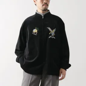 THRIFTY LOOK / Reversible Souvenir Alaska Jacket NonRestrictive Cut Soft Interior Brushing