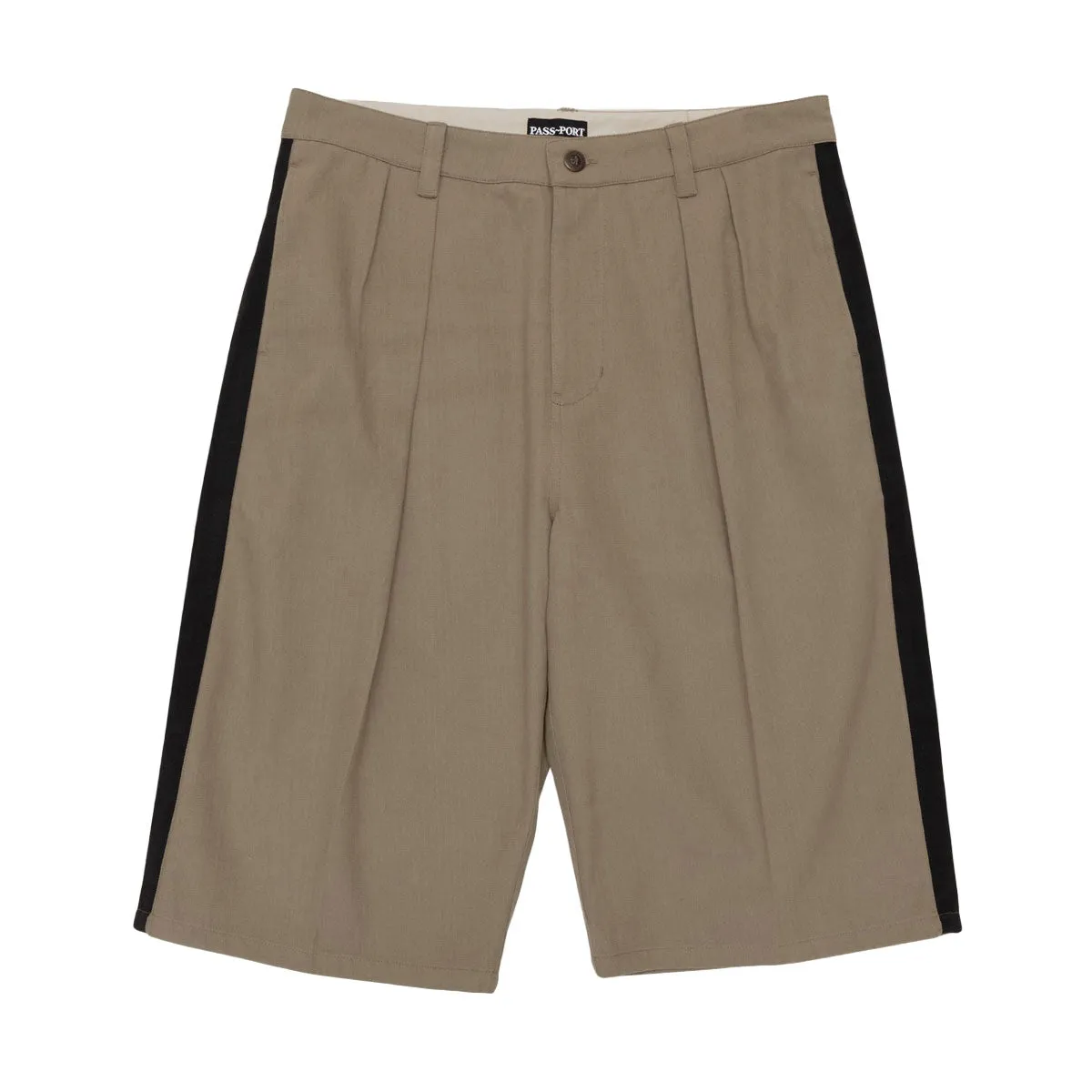 RipstopFabric Passport Herringbone Leagues Club Stripe Shorts - Stone