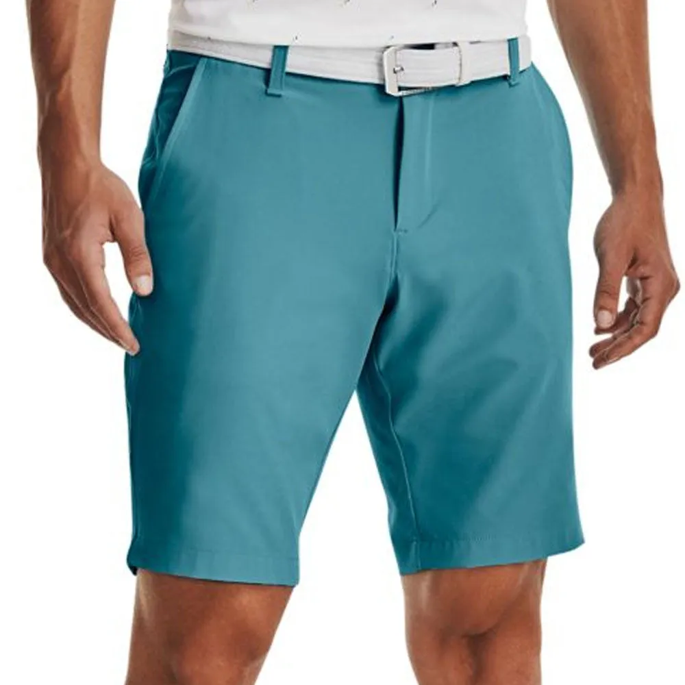 Stretchy Hemline Under Armour Drive Taper Shorts - Glacier Blue