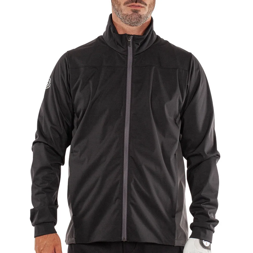 Galvin Green Lloyd Windproof Jacket - Black/Forged Iron snag resistant DetachableLining