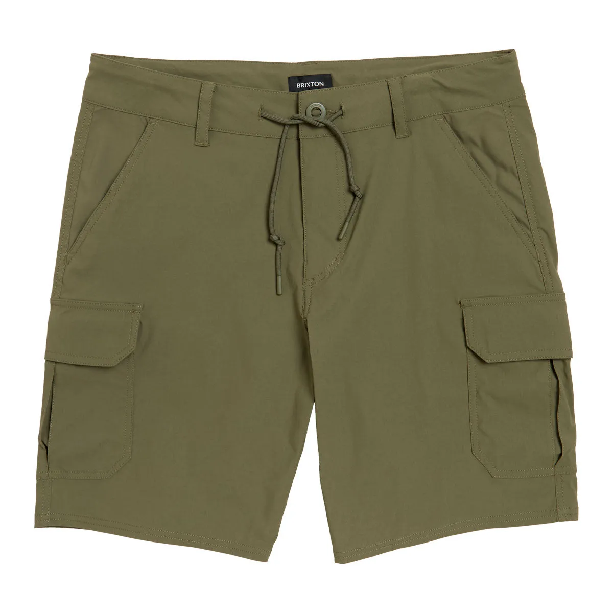 Brixton Shyft Stretch Cargo Shorts - Ivy Green Flexible Movement Cut