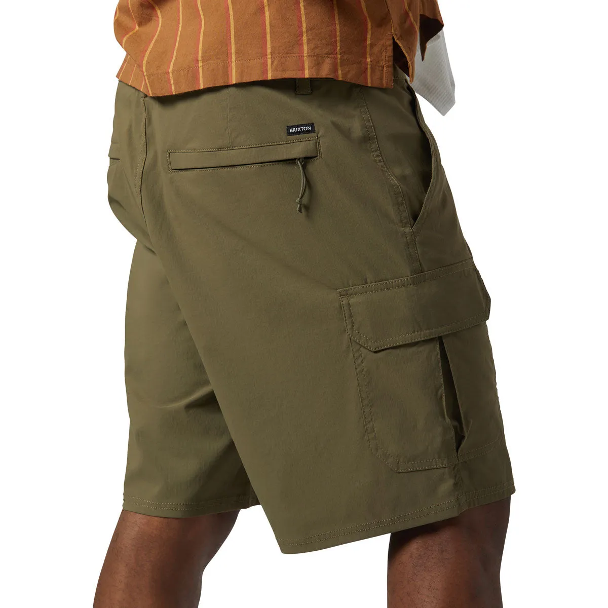 Chic Look Brixton Shyft Stretch Cargo Shorts - Ivy Green