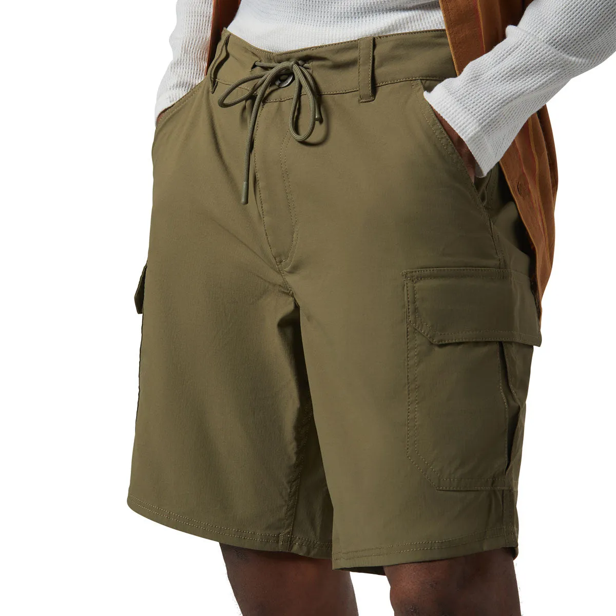 Brixton Shyft Stretch Cargo Shorts - Ivy Green Slip Resistant Inner Grip Trendy Mood