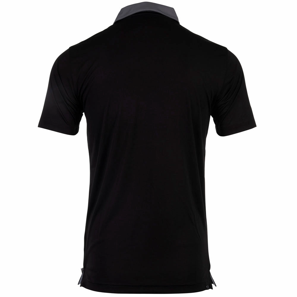 No Shrink Fabric NonIrritating Fabric Puma Gamer Polo Shirt - Black/Quiet Shade
