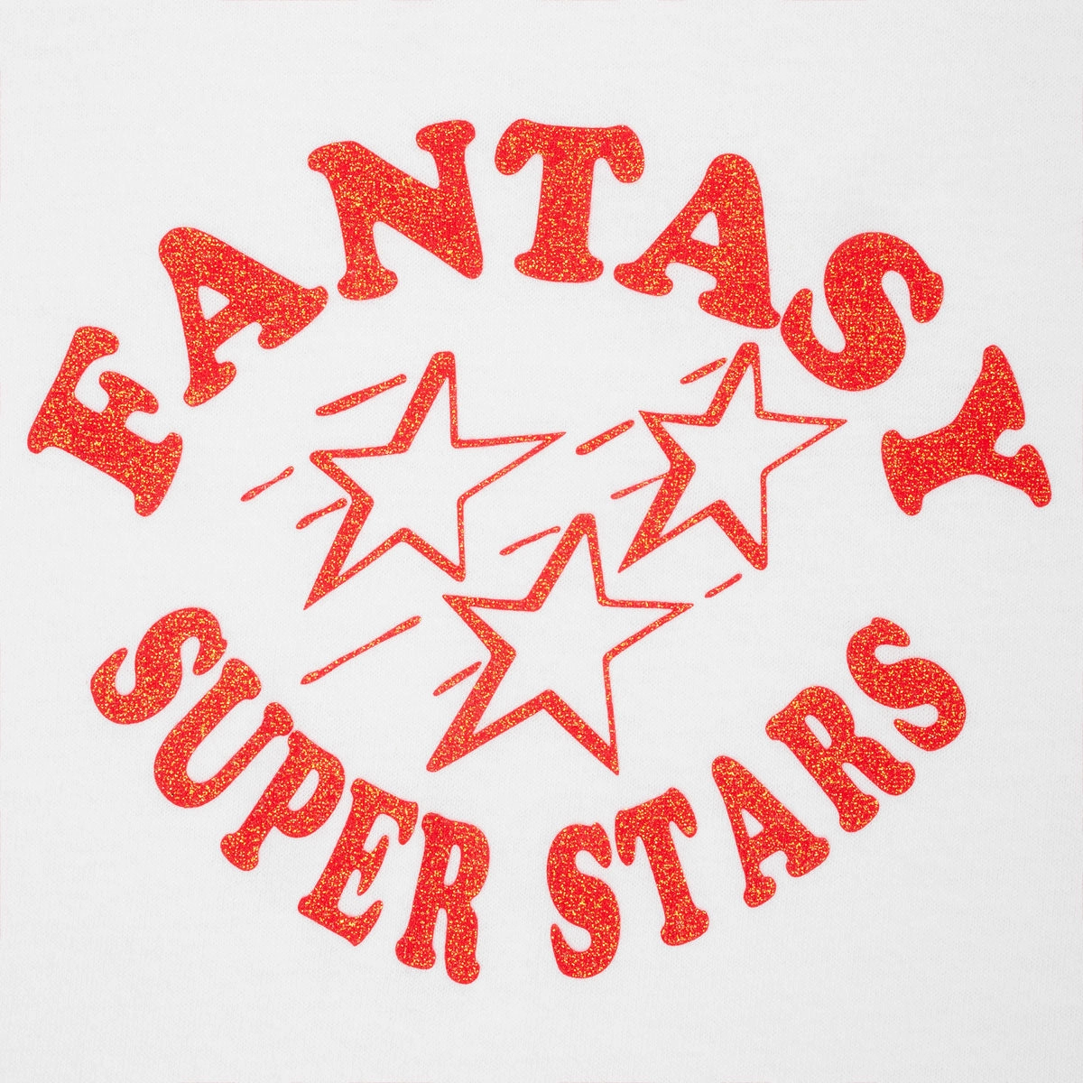 Sci-Fi Fantasy Super Stars T-Shirt - White Low Impact Dye Quick Release Hem
