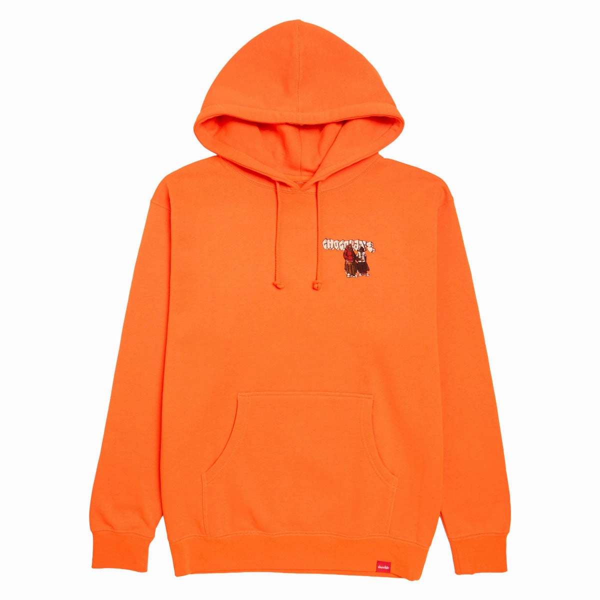 Chocolate Fiends Hoodie - Orange Youthful Vibe V neck