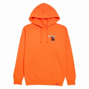 Chocolate Fiends Hoodie - Orange Youthful Vibe V neck