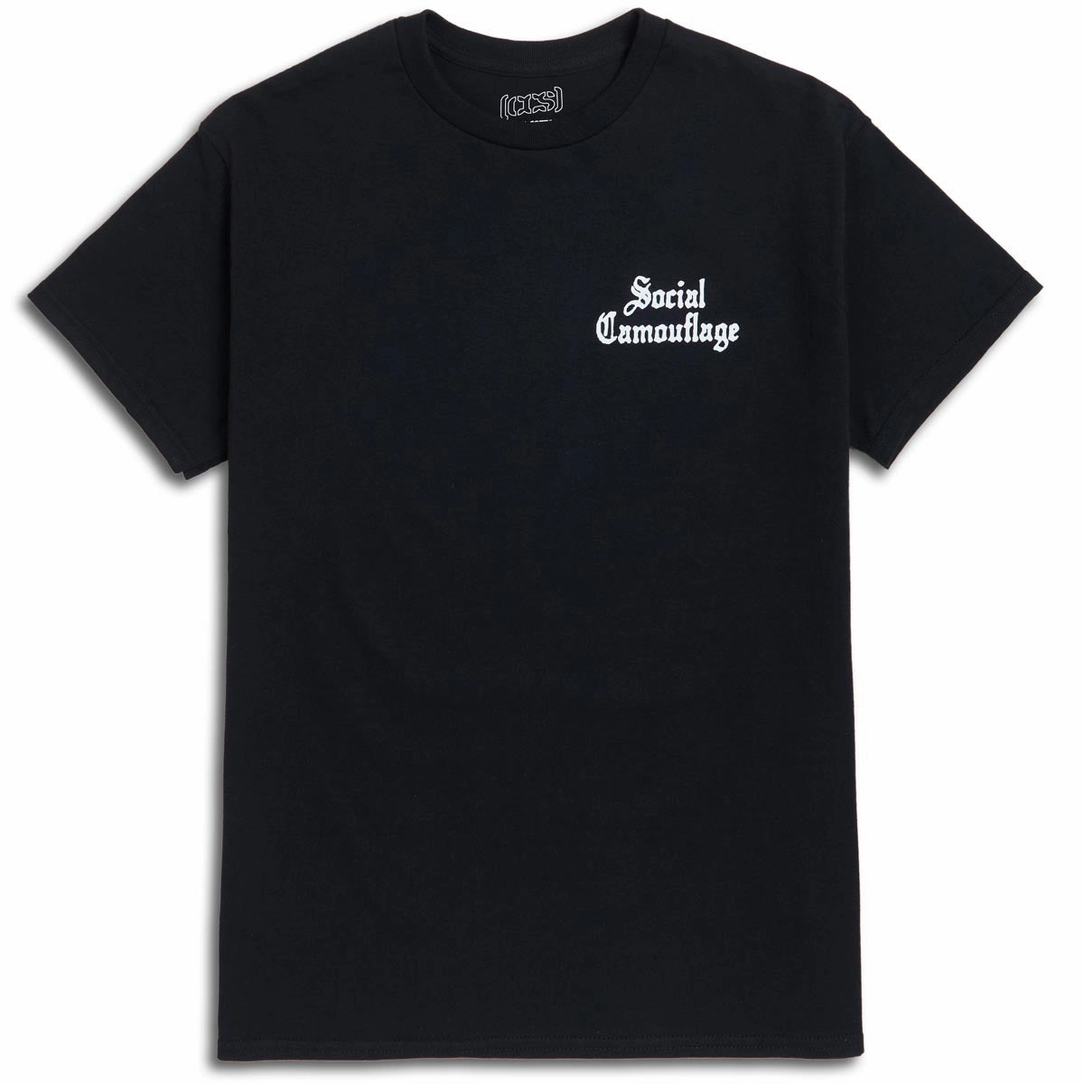 CCS Social Camouflage Bar T-Shirt - Black TaglessDesign