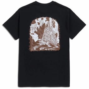 Lightweight Weave Soft and Light Wear CCS Social Camouflage Bar T-Shirt - Black