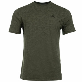 Calvin Klein Newport T-Shirt - Olive Green Marl AntiStaticFinish