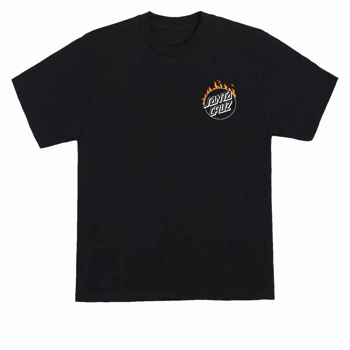 Tagless Design Santa Cruz Burnt Opus Oversized T-Shirt - Black
