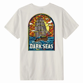 Dark Seas Sailors Sun T-Shirt - Antique White Modern Wear