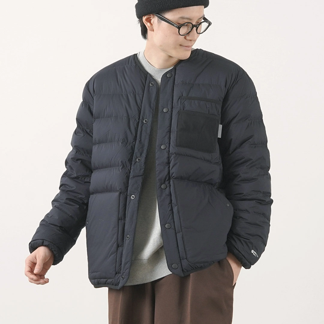 Modern Utility ReinforcedEdging ALLIED FEATHER   DOWN / Reversible Down Cardigan