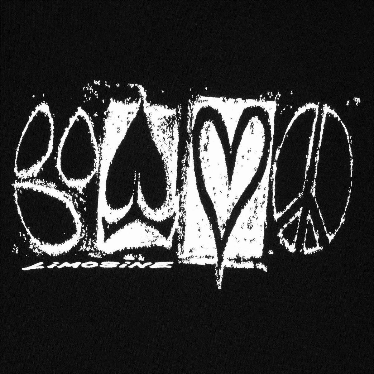 timeless Casual Everyday Limosine Symbol T-Shirt - Black