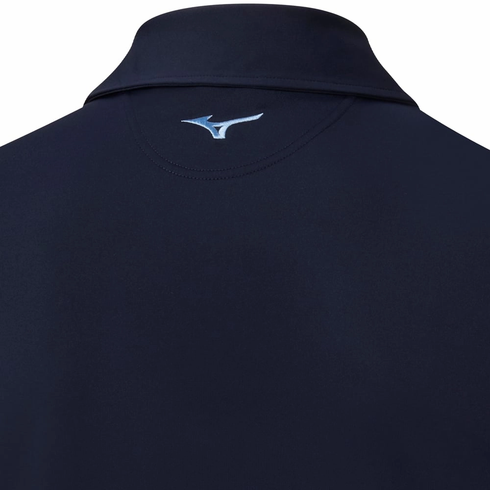 Casual Fit Outdoor Activity Mizuno Elite Print Polo Shirt - Deep Navy
