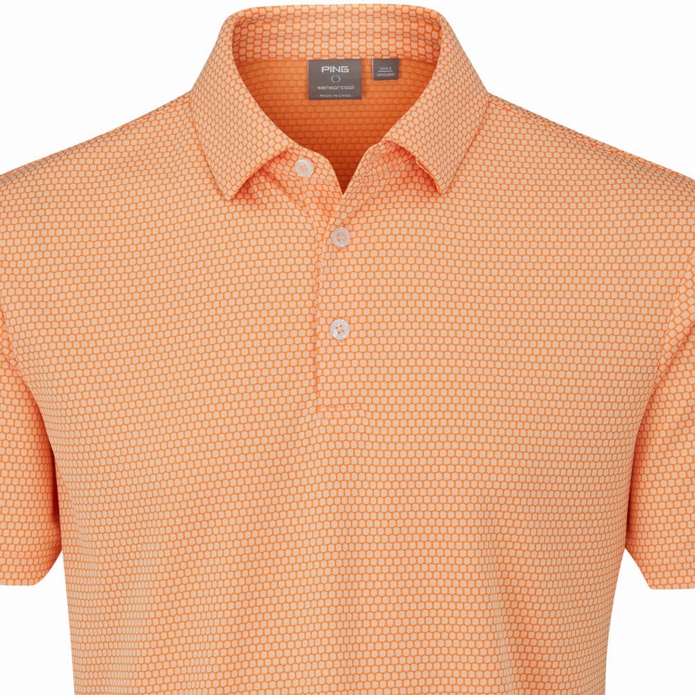 Playful Design Chic Vibe Ping Halcyon Polo Shirt - Tangerine Multi