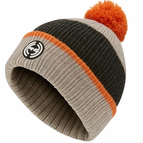 Cold Weather Ping Bassett Beanie - Dark Mushroom Multi