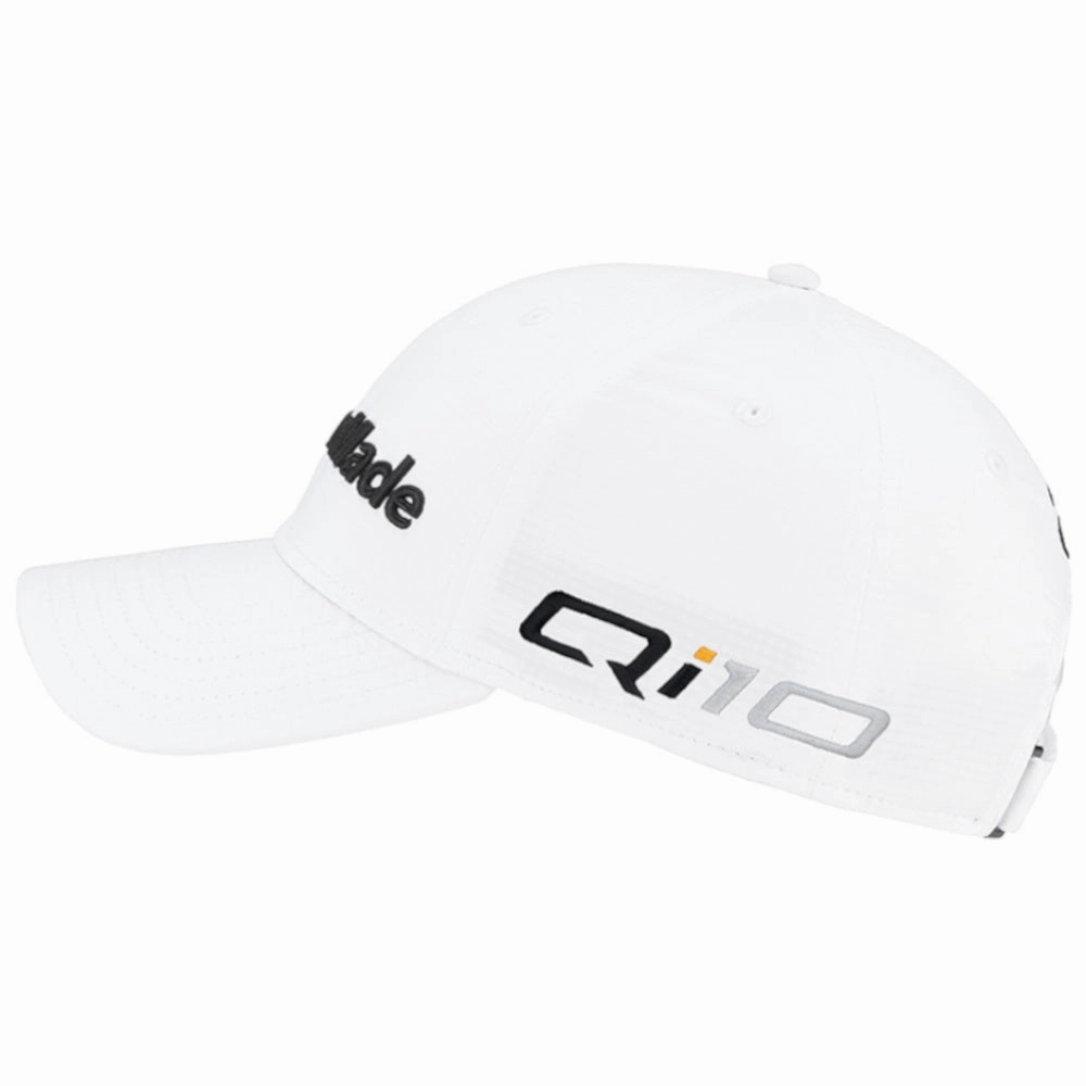 TaylorMade Tour Radar Cap - White Relaxed Style Travel Shot