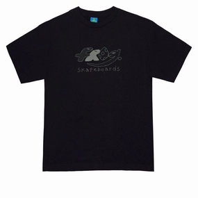 Gym clothing Comfy Wear Frog Dino Logo T-Shirt - Black 2025