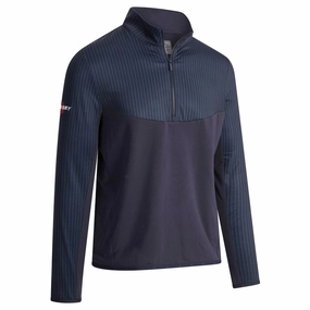 full sleeve stain resistant coating Callaway Odyssey 1/4 Zip Pullover - Peacoat