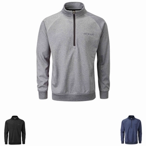 Outdoor Comfort Quick-Dry Tech Stuburt Essentials Zip Neck Golf Sweater