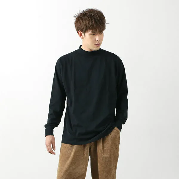 Machine washable FNOR / Mock Neck Long Sleeve T-Shirt