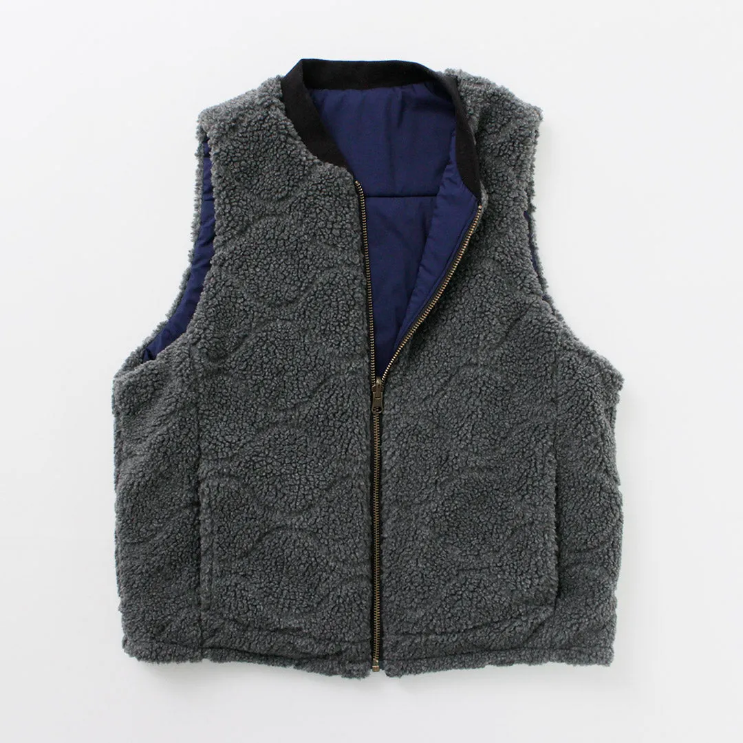 made in Africa partition FNOR / Quilted Sheepskin Boa MIL Vest