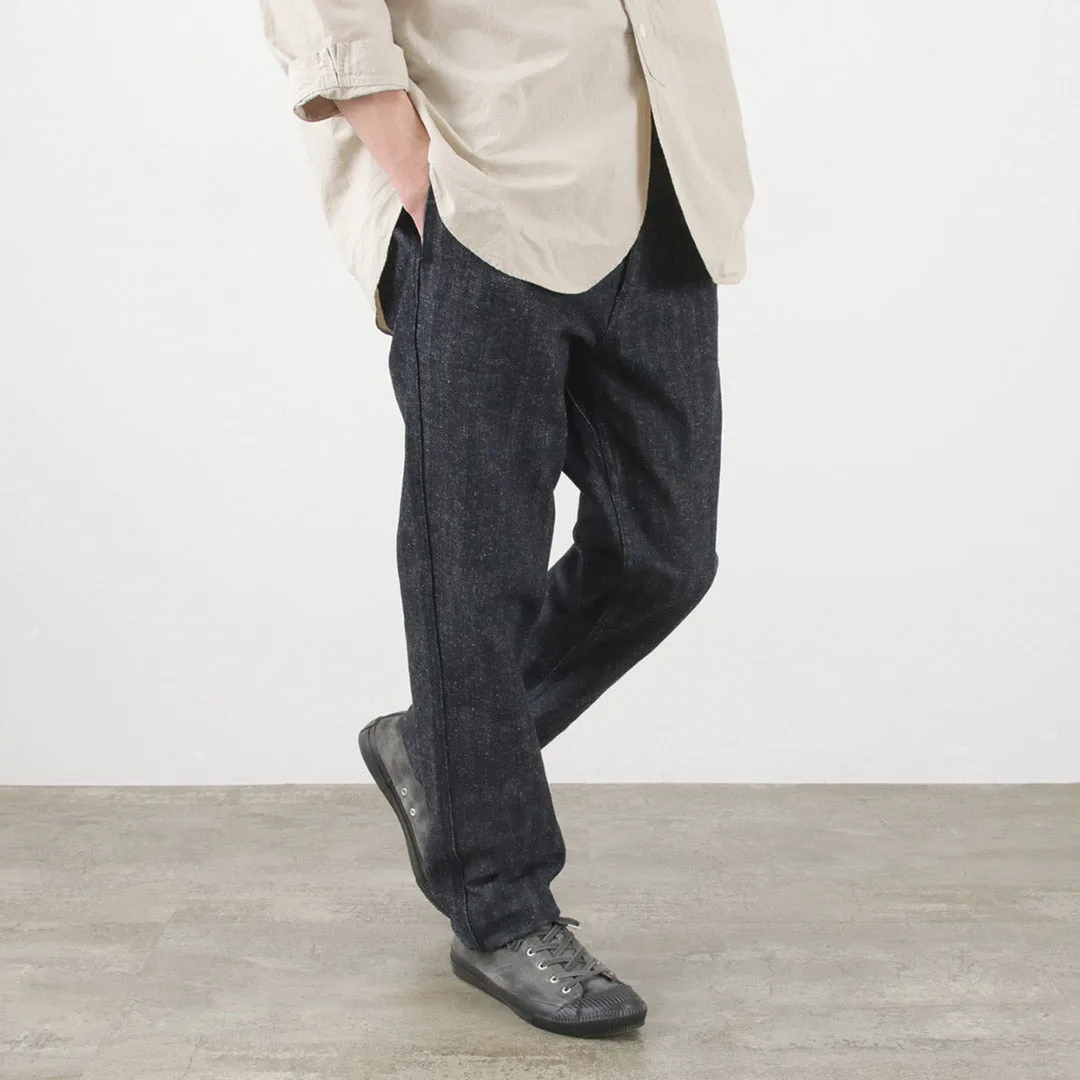 Lightweight Design FOB FACTORY / F0516 Cotton Hemp Herringbone Trousers