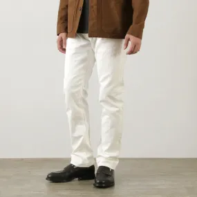 FOB FACTORY / F1153 60 Twill White Denim Pants Unisex Wear Artist Vibe