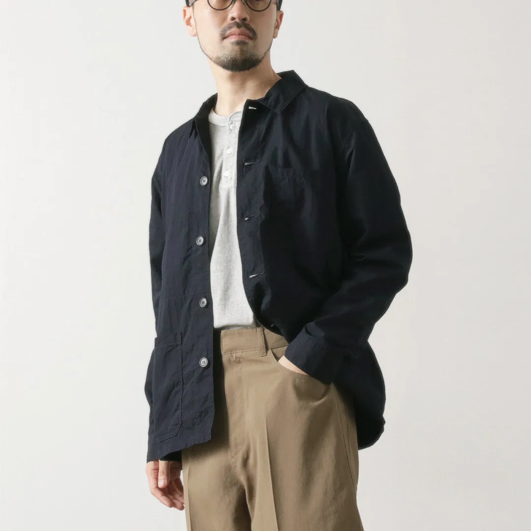 FOB FACTORY / F2394 French Shirt Jacket ErgonomicSleeveCut FleeceLined