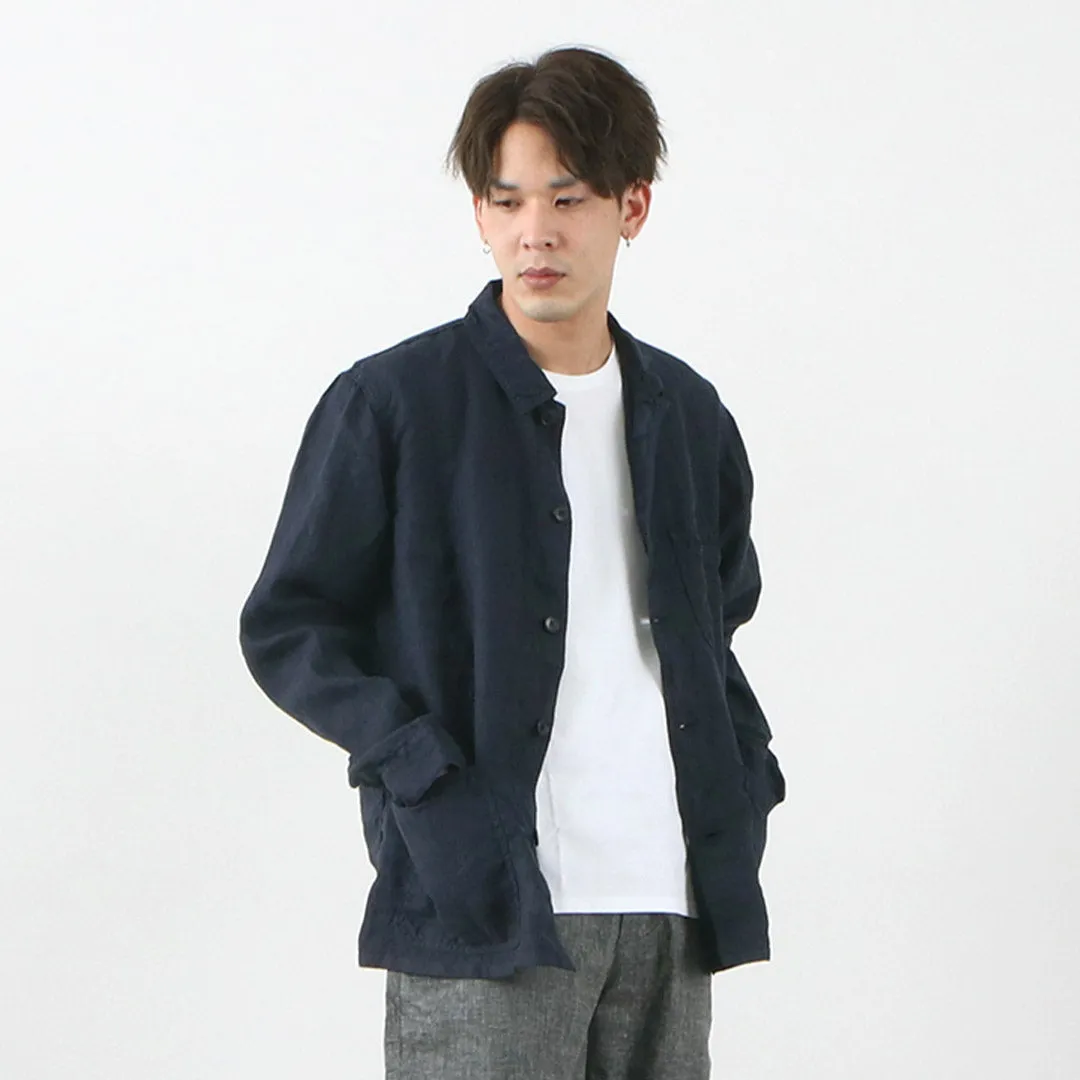 Fade Resistant Formula Breathable fabric FOB FACTORY / F2413 Hemp Shirt Jacket