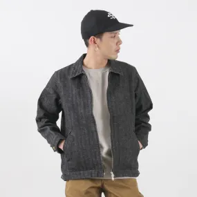 FOB FACTORY / F2433 Drizzler Jacket Tagless Neckline Design Layer Piece