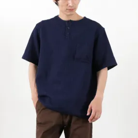 Outdoor Wear Summer Fashion FOB FACTORY / F3493 Indigo Waffle T-shirt