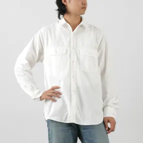 FOB FACTORY / F3496 Ox Work Shirt Minimalist Closure