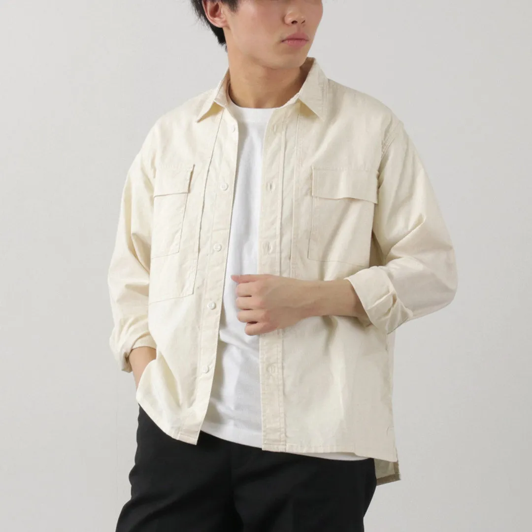 Fashion staples FOB FACTORY / F3498 Long Sleeve Field Shirt