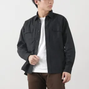 FOB FACTORY / F3498 Long Sleeve Field Shirt Contemporary Design Urban Fashion