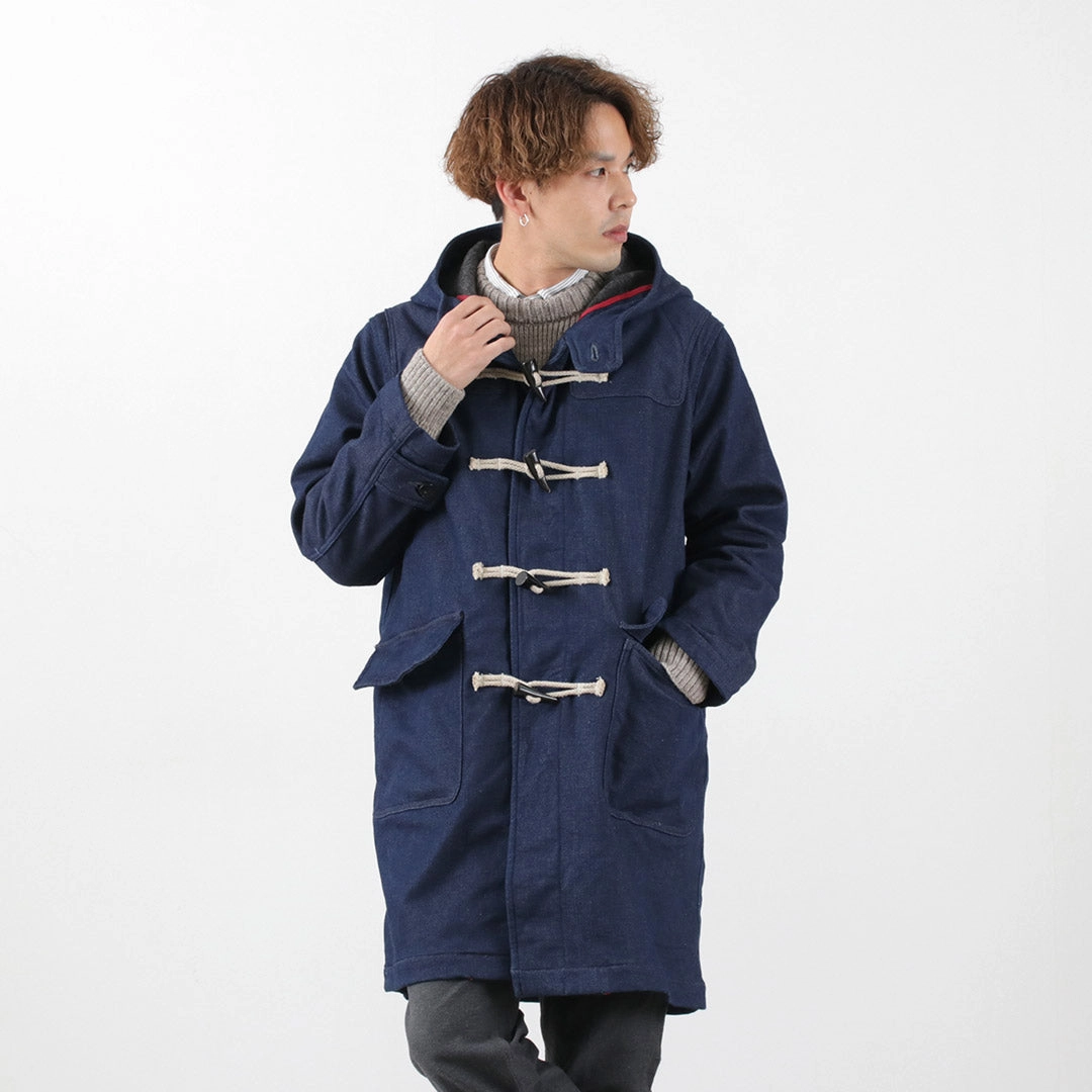 Ergonomic Tailoring Warm Layers FOB FACTORY / Indigo Duffle Coat