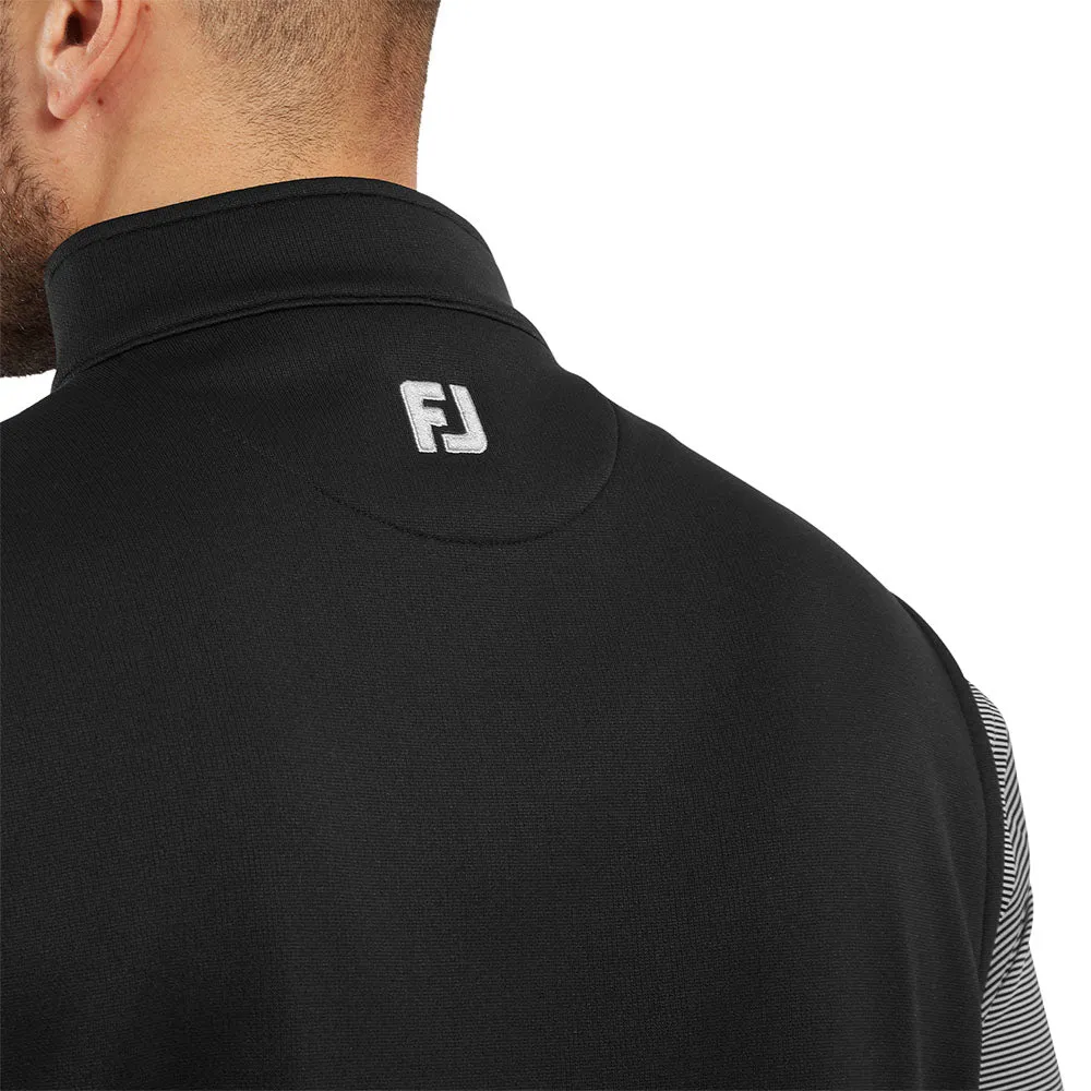 FootJoy 1/2 Zip Gilet - Black Moisture wicking