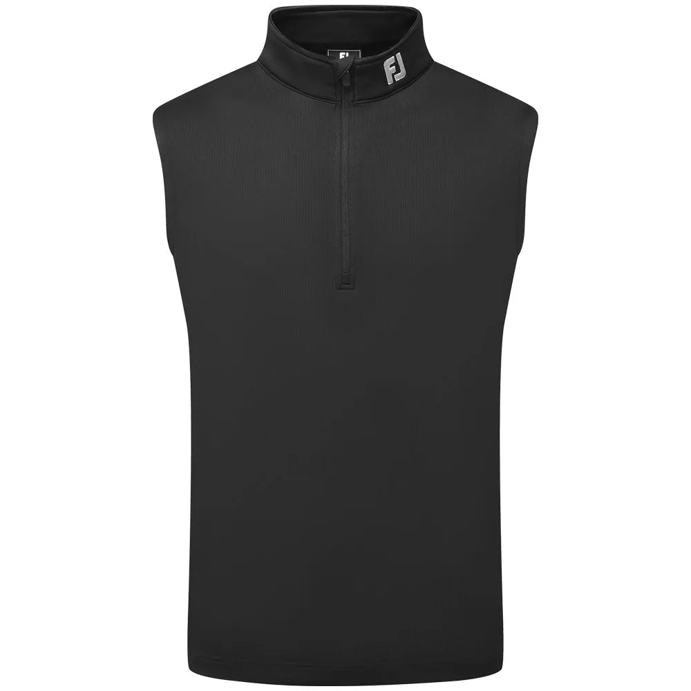 ready - to - wear FootJoy 1/2 Zip Gilet - Black
