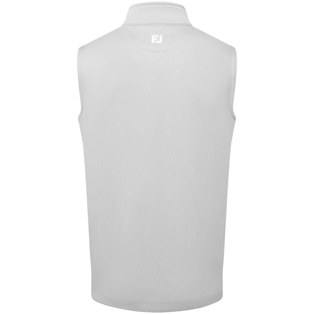 FootJoy 1/2 Zip Gilet - Grey Non Bulky Insulation Waterproof Zippers