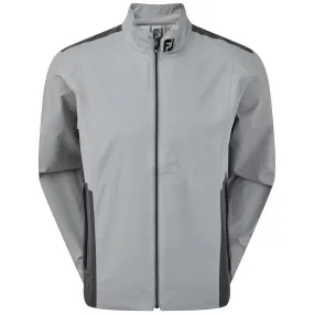 elastic waistband FootJoy FJ HLV2 Rain Jacket - Grey/Charcoal/Black