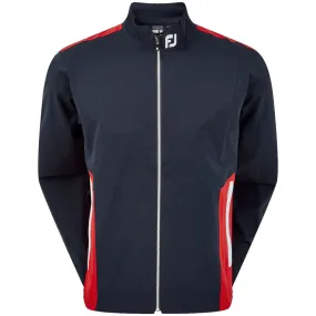 FootJoy FJ HLV2 Rain Jacket - Navy/Red/White Tagless Neckline Design