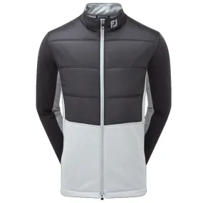 AdjustableCuffs FootJoy FJ Hybrid Padded Jacket - Black/Grey