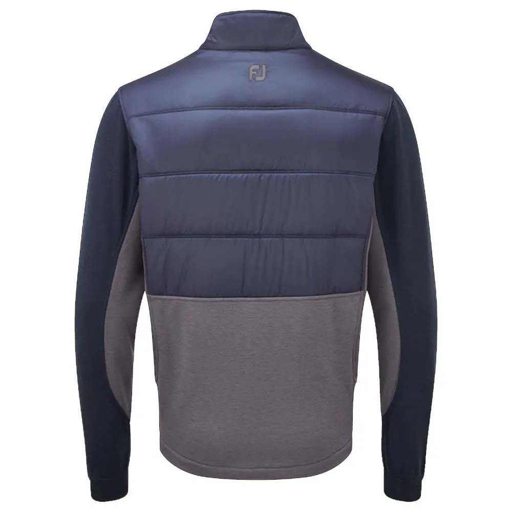 Easy Wear NonRestrictiveFit FootJoy FJ Hybrid Padded Jacket - Navy/Charcoal