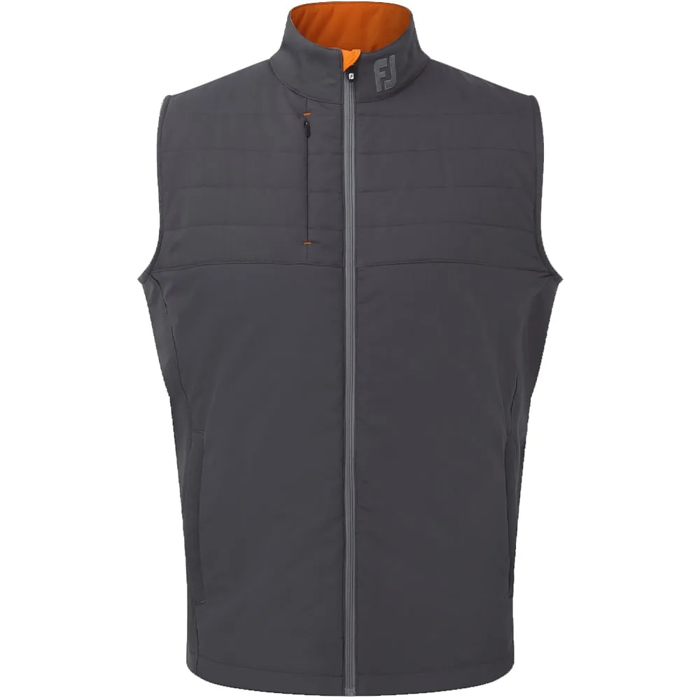 FootJoy FJ Hybrid Vest - Charcoal Yoke Back