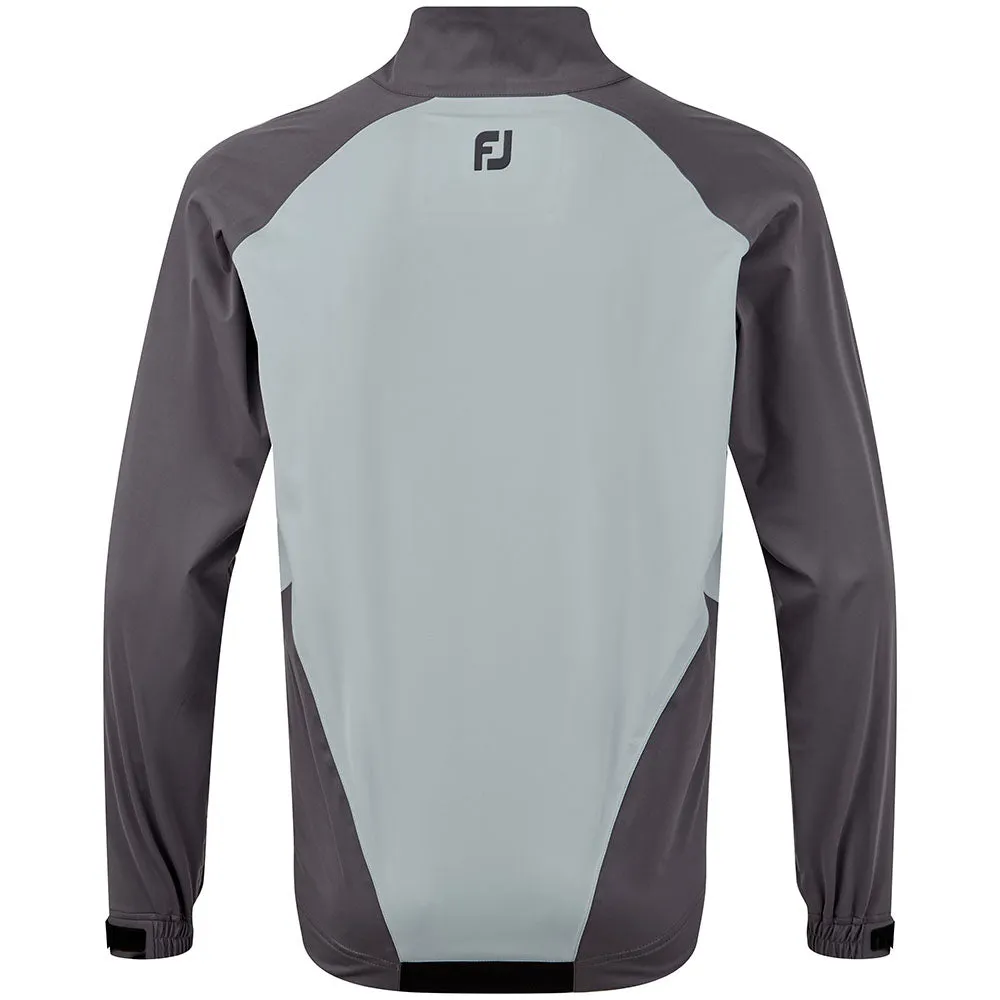 FootJoy FJ Hydroknit 1/2 Zip Waterproof Jacket - Charcoal/Grey Quilted Lining Light Pack Option