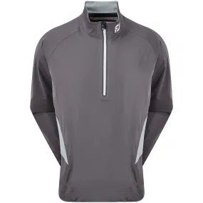 FootJoy FJ Hydroknit 1/2 Zip Waterproof Jacket - Charcoal/Grey Shock Absorbent Padding