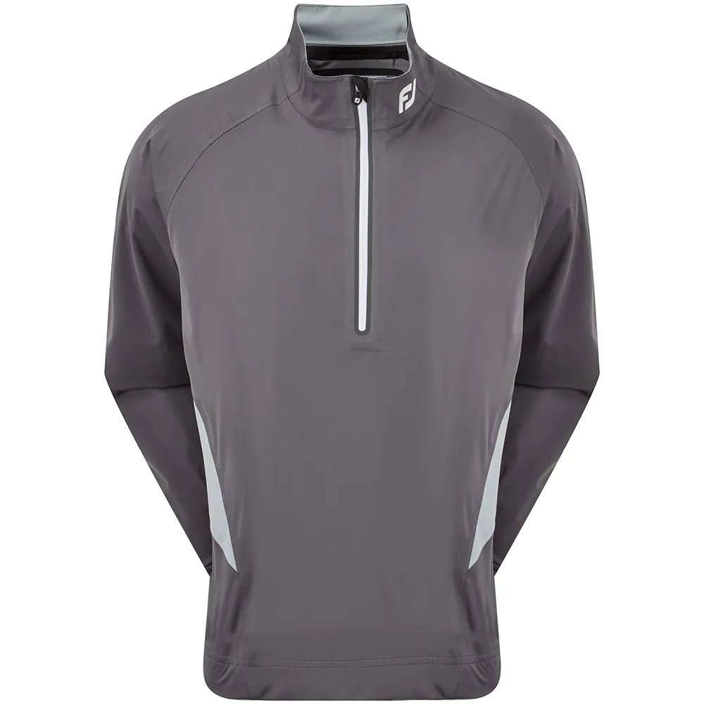 NonBulkyLayering FootJoy FJ Hydroknit 1/2 Zip Waterproof Jacket - Charcoal/Grey