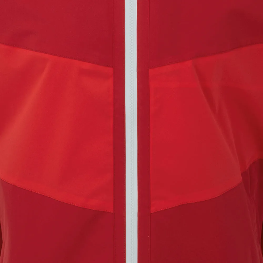WeatherproofCoating Adjustable Waistband FootJoy FJ HydroLite Waterproof Jacket - Red Tonal